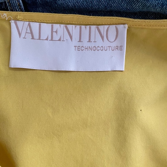 Valentino Beautiful Yellow Tea Party Sundress 8 - Picture 4 of 5